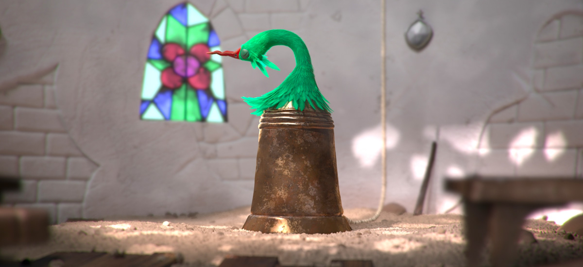 pássaro verde